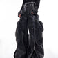 【24s Dec.】Removable Fur Patchwork PU Leather Pants ArtsKoreanMan