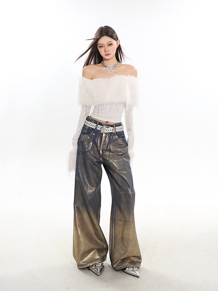 【24s February.】Bronzed Premium Baggy Jeans ArtsKoreanMan