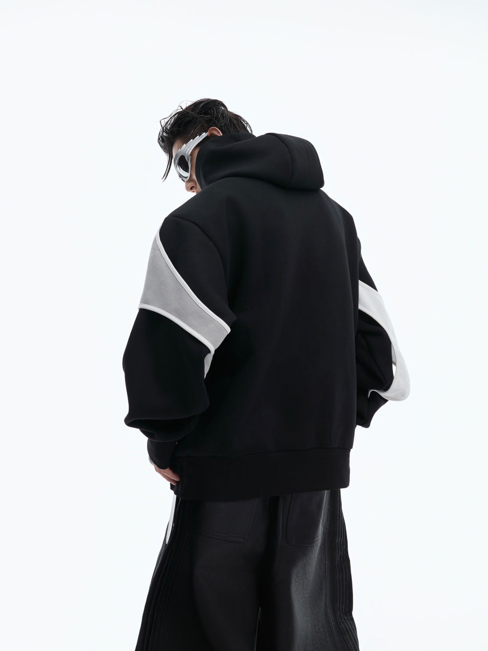 【24s Nov.】Deconstructed Double-layer Paneled Hoodie ArtsKoreanMan