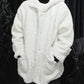 【24s January.】Warm Lambswool Hooded Jacket