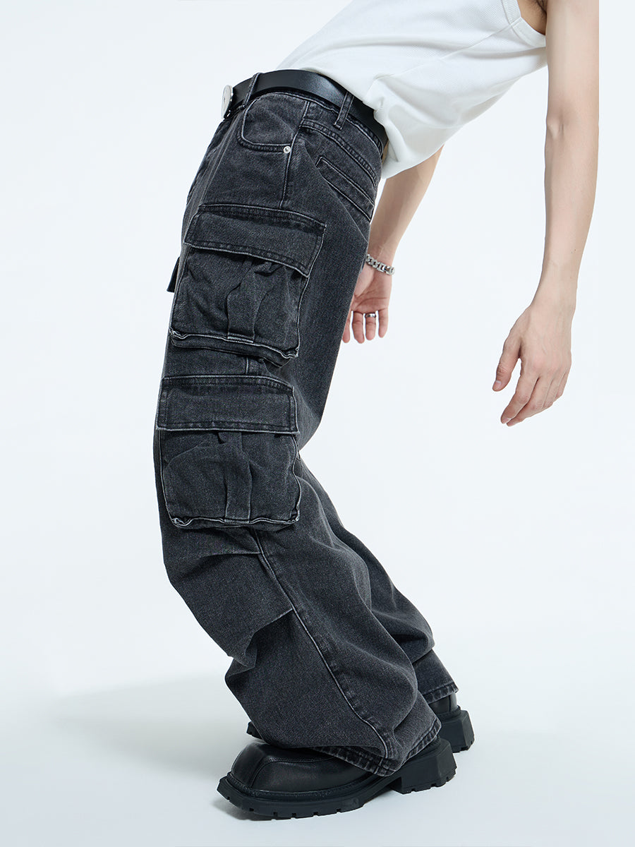 【23s September.】Oversized Mid-rise Jeans -L ArtsKoreanMan