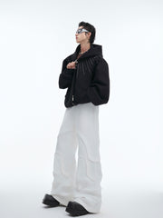 【24s Oct.】Rhinestone Detachable Tie Design Hoodie ArtsKoreanMan