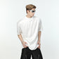 【24s May.】Textured Satin Simple T-shirt