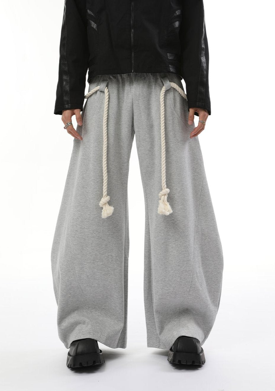 【24s Nov.】Vintage Thick Rope Machete Design Sweatpants ArtsKoreanMan