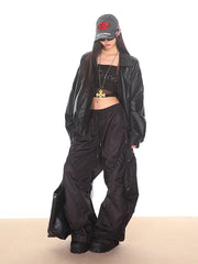 【24s Oct.】Wide-leg Machete Drawstring Overalls ArtsKoreanMan