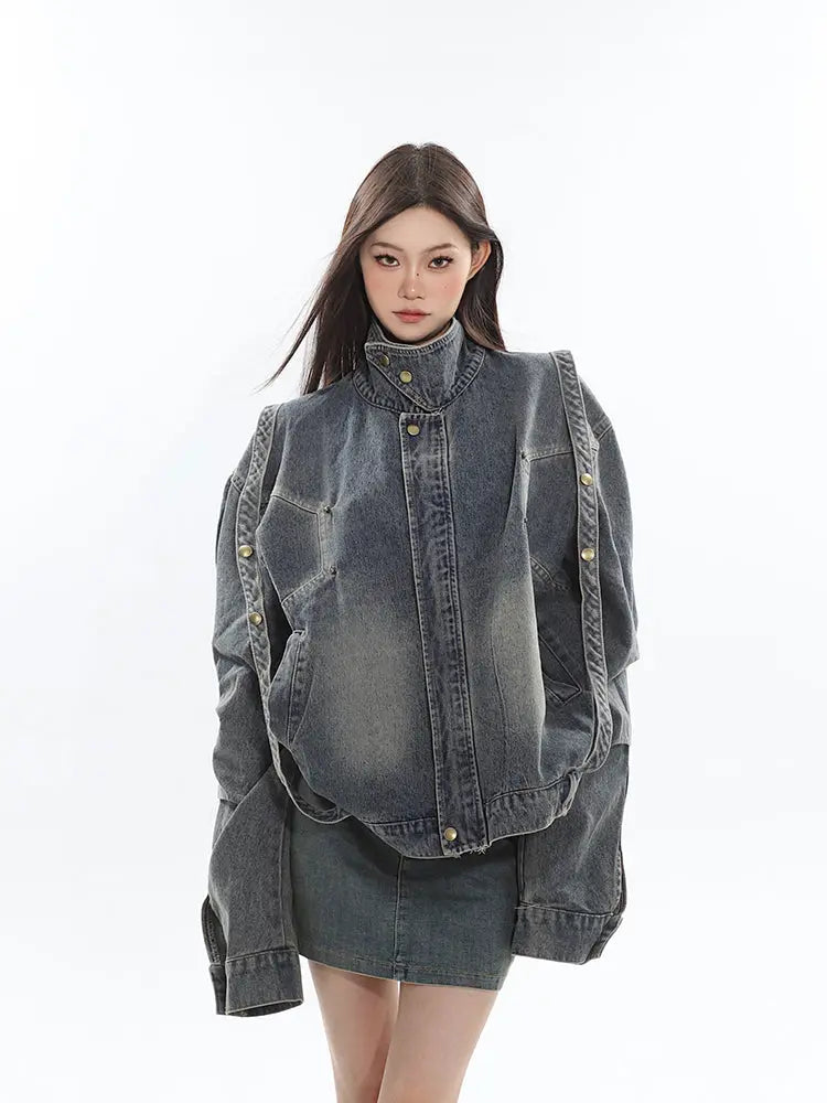 【23s August.】Vintage Distressed Denim Jackets ArtsKoreanMan