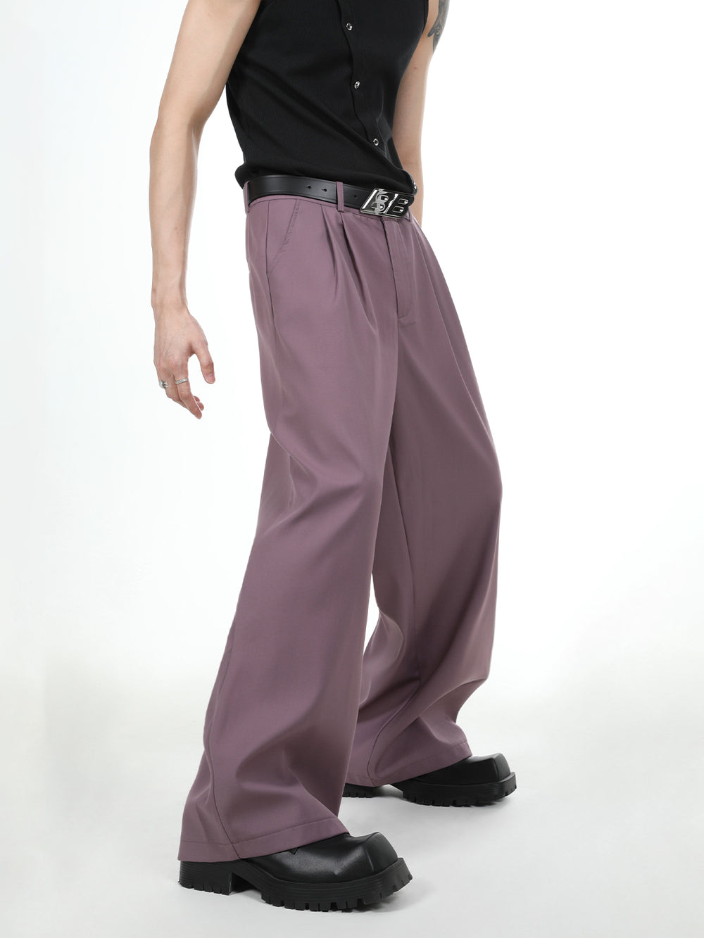 【24s Oct.】Loose Fit Purple Blazer Set ArtsKoreanMan