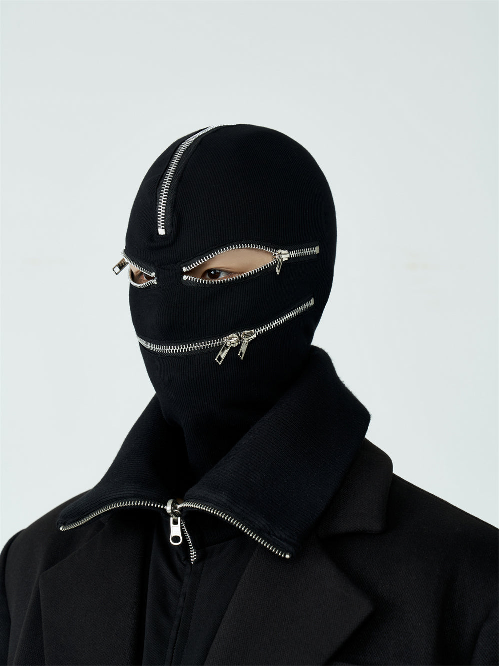 Knitted Zipper Face Mask