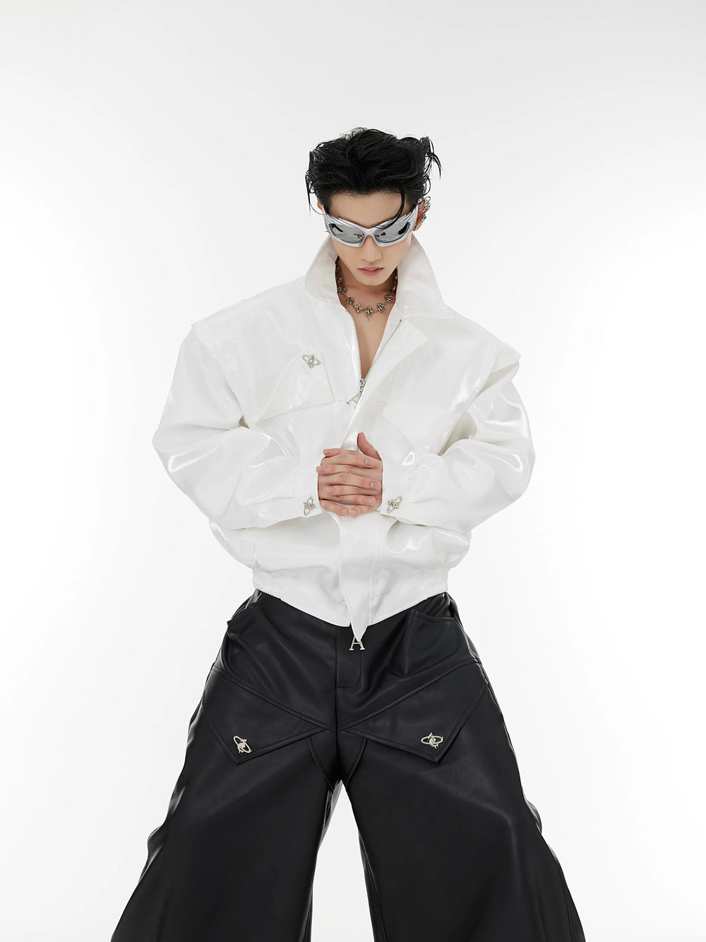 【23s August.】Streamer Shoulder Pad Jacket ArtsKoreanMan