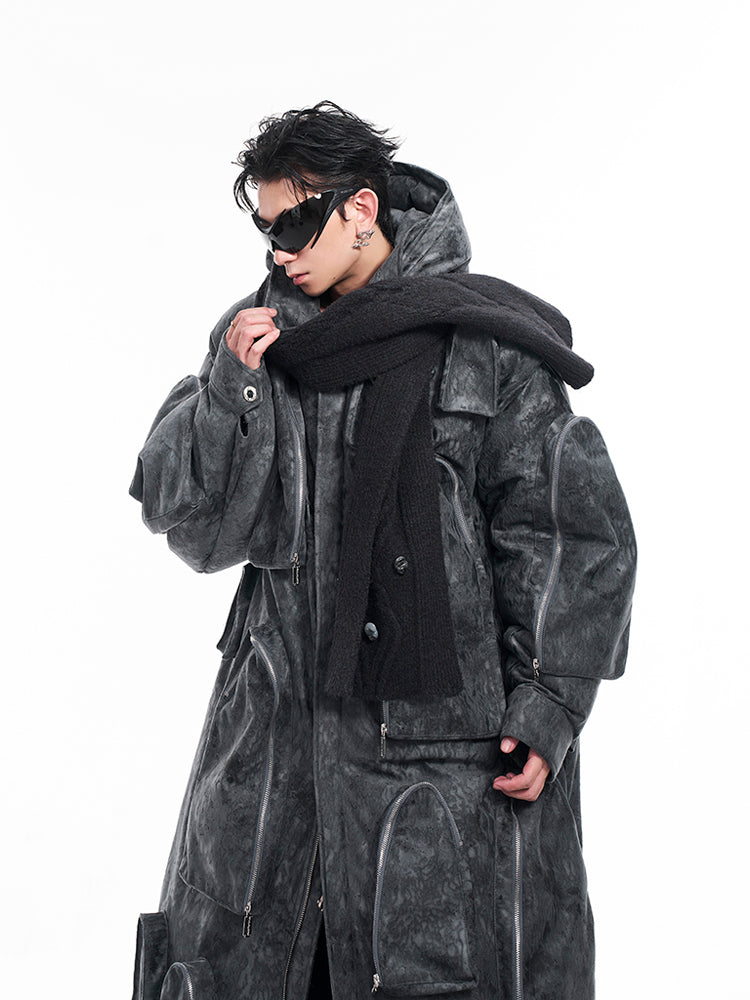 【24s Dec.】Irregular Multi-pocket Down Jacket ArtsKoreanMan