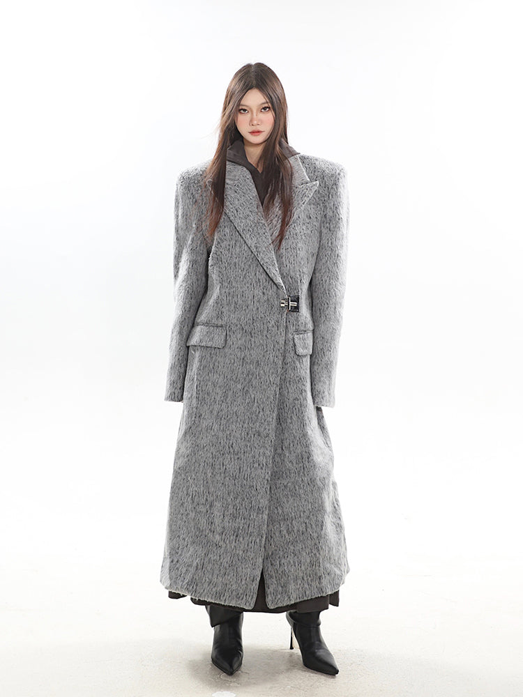 【23s November.】Premium Gray Winter Trench Coat ArtsKoreanMan