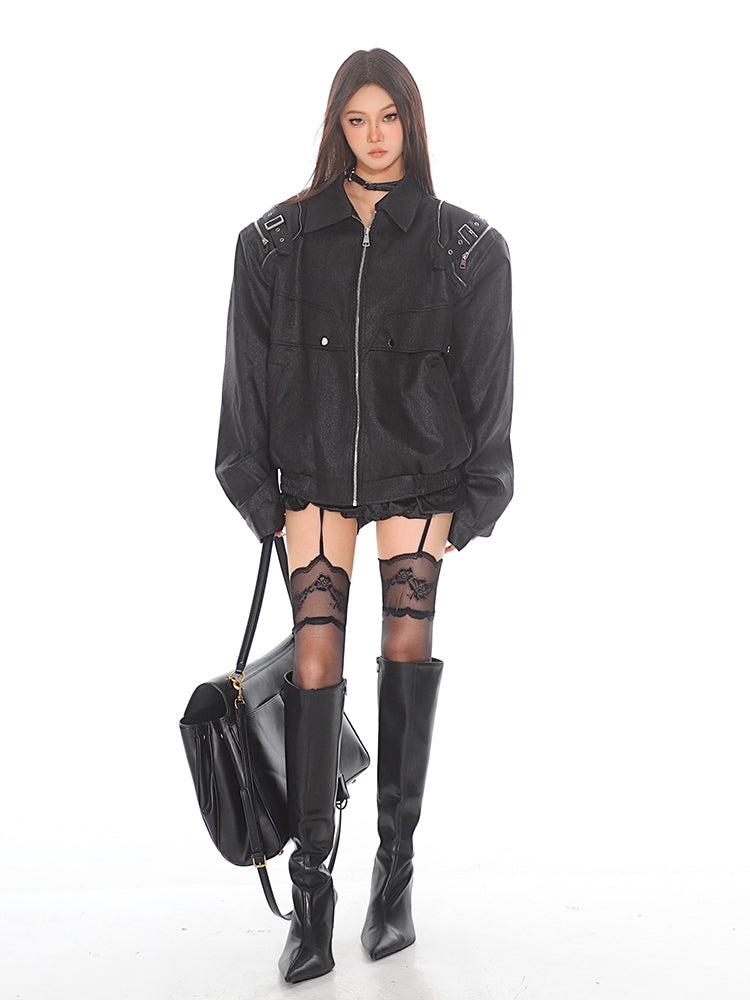 【24s Oct.】Belt-decorated Oversized Jacket ArtsKoreanMan