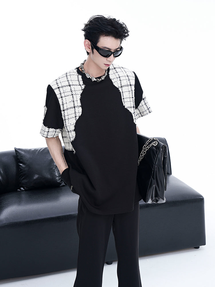 【24s Aug.】Chanel Style Padded Shoulder Casual Versatile T-shirt