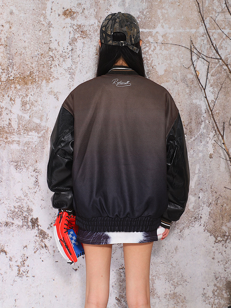 【24s Nov.】Vintage Gradient Kitten Embroidered Cotton Jacket ArtsKoreanMan