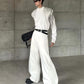 【24s Nov.】High-Waist Flared Trousers