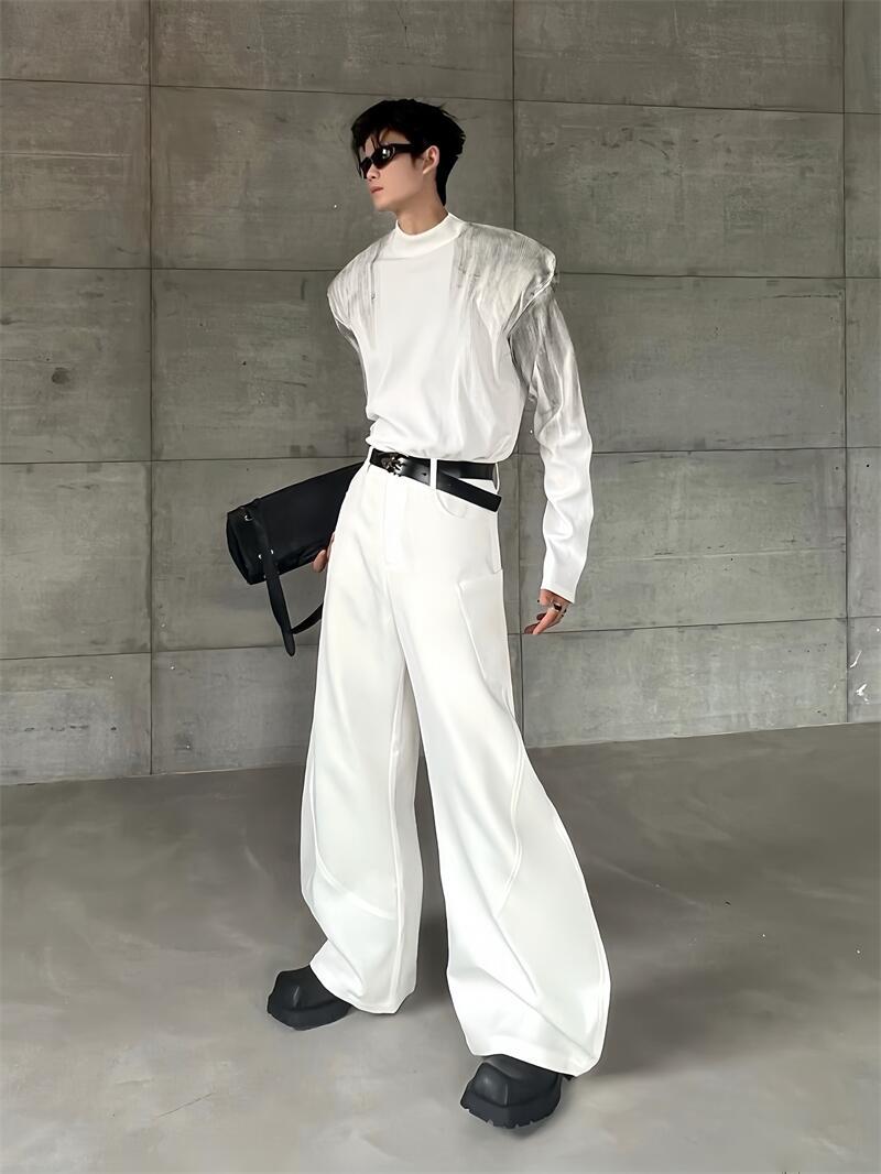 【24s Nov.】High-Waist Flared Trousers ArtsKoreanMan