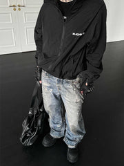 【24s Dec.】3D Digital Print Loose Straight Jeans ArtsKoreanMan