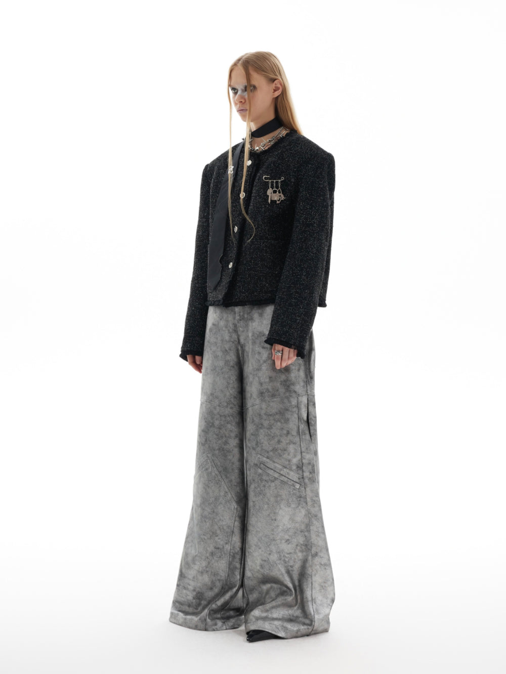 【24s Oct.】Chanel Style Shiny Texture Light Luxury Jacket ArtsKoreanMan