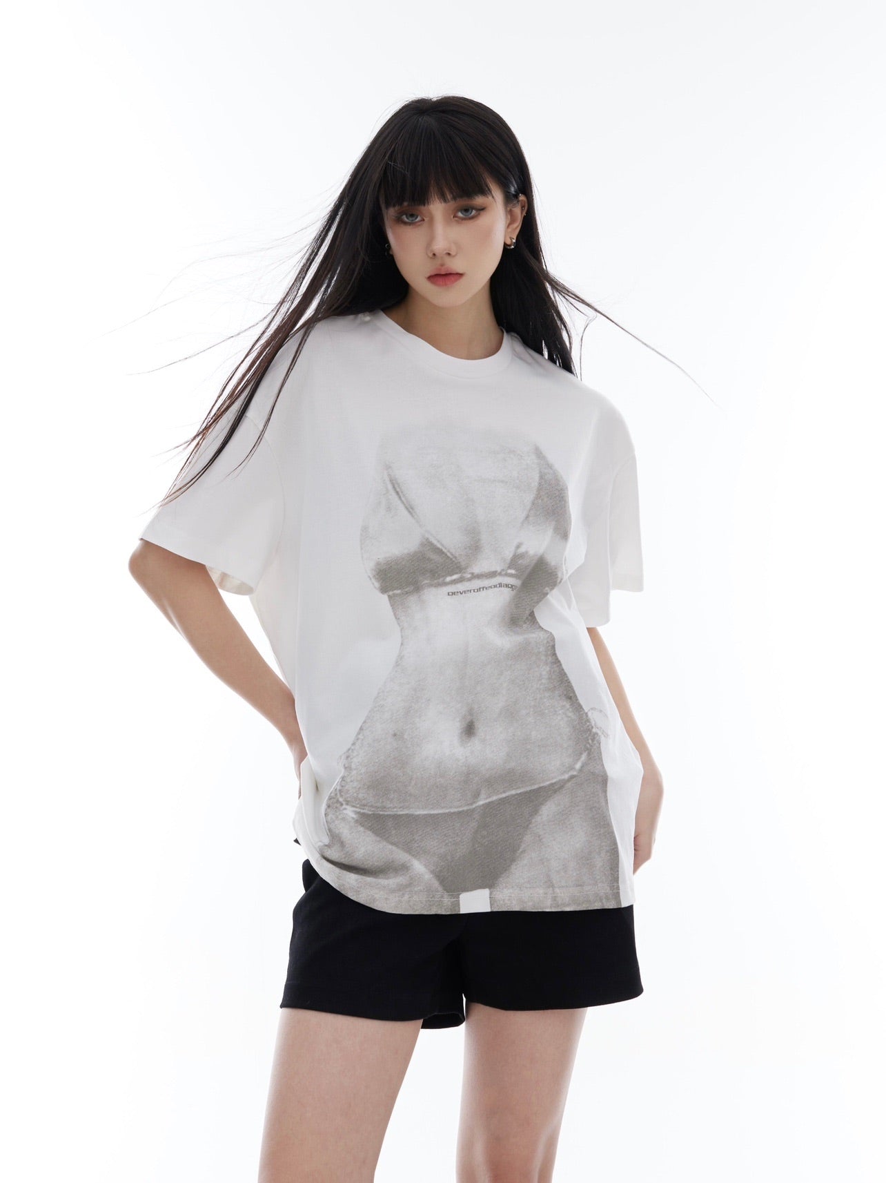【23s August.】Loose Printed T-Shirt