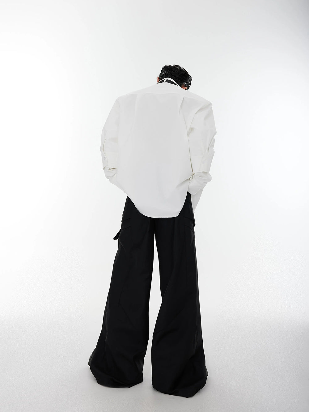 【23s August.】Double Cuff Shoulder Pads Shirt ArtsKoreanMan