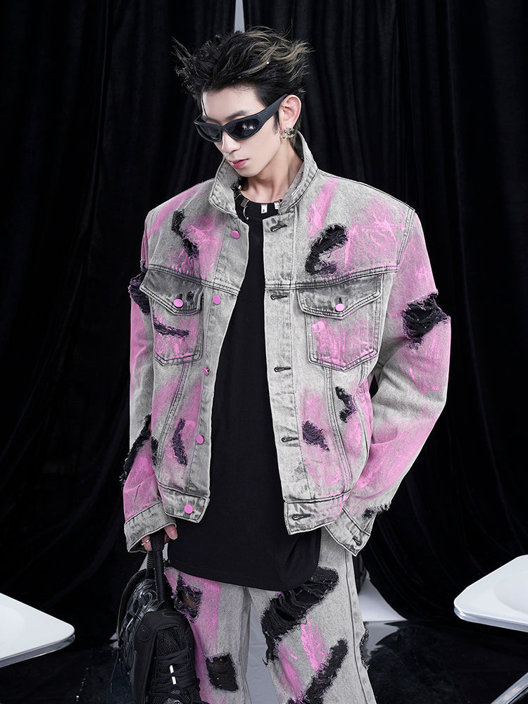 【24s July.】Graffiti Washed Jacket ArtsKoreanMan