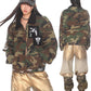 【24s Sep.】Camouflage Loose Jacket with Contrast Patch