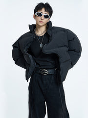 【23s September.】Irregular Zipper Design Padded Jacket -L ArtsKoreanMan