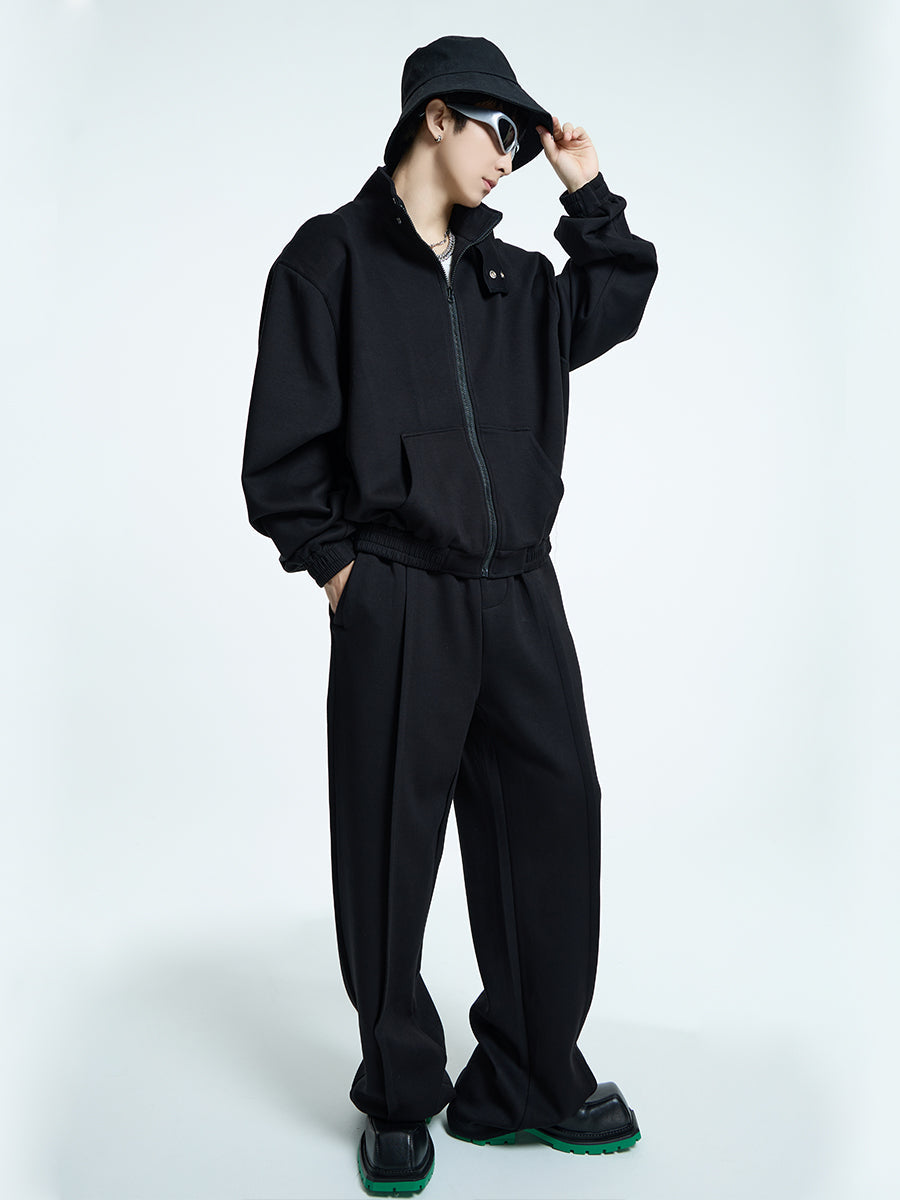 【23s September.】Simple Casual Trousers Top Sports Suit -M ArtsKoreanMan