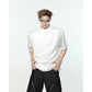 【24s May.】Textured Satin Simple T-shirt