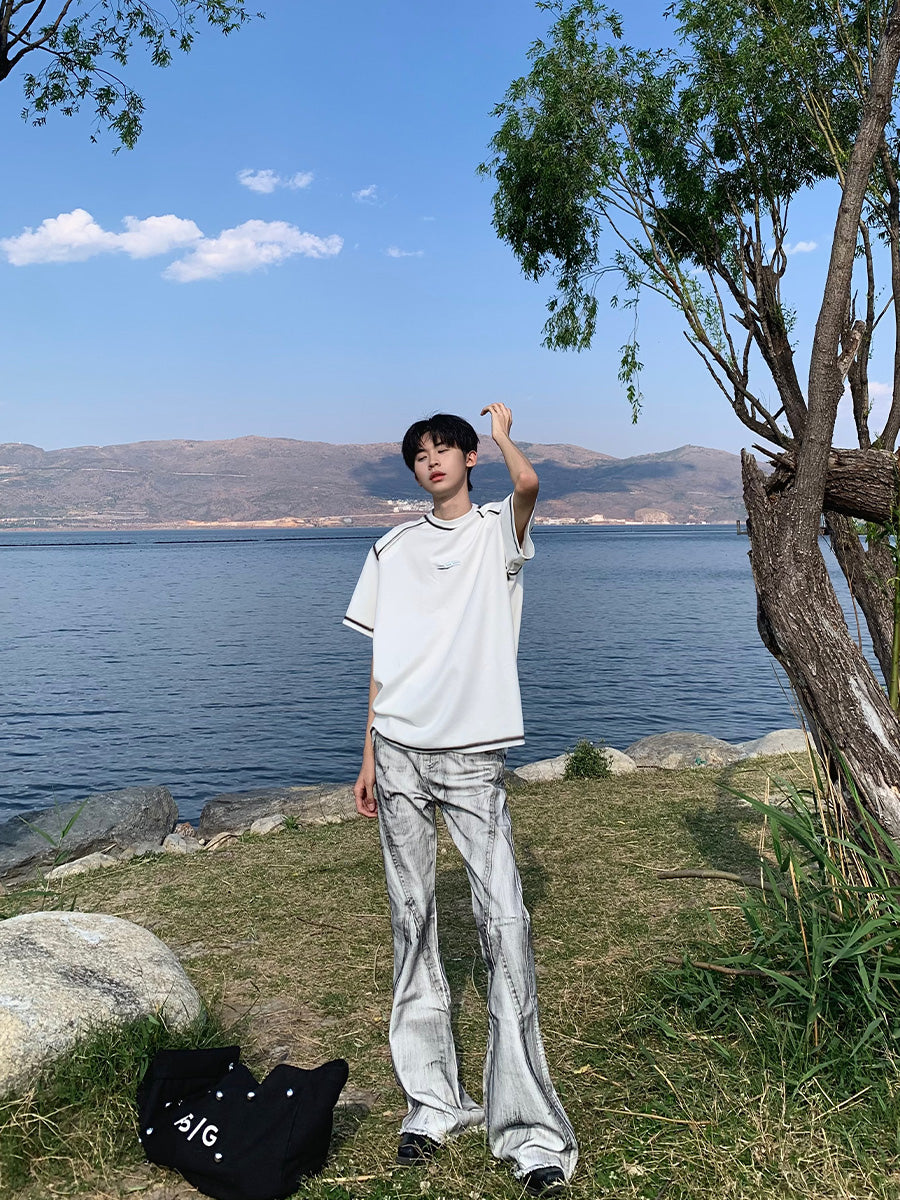 【24s Oct.】Deconstructed Graffiti Jeans ArtsKoreanMan