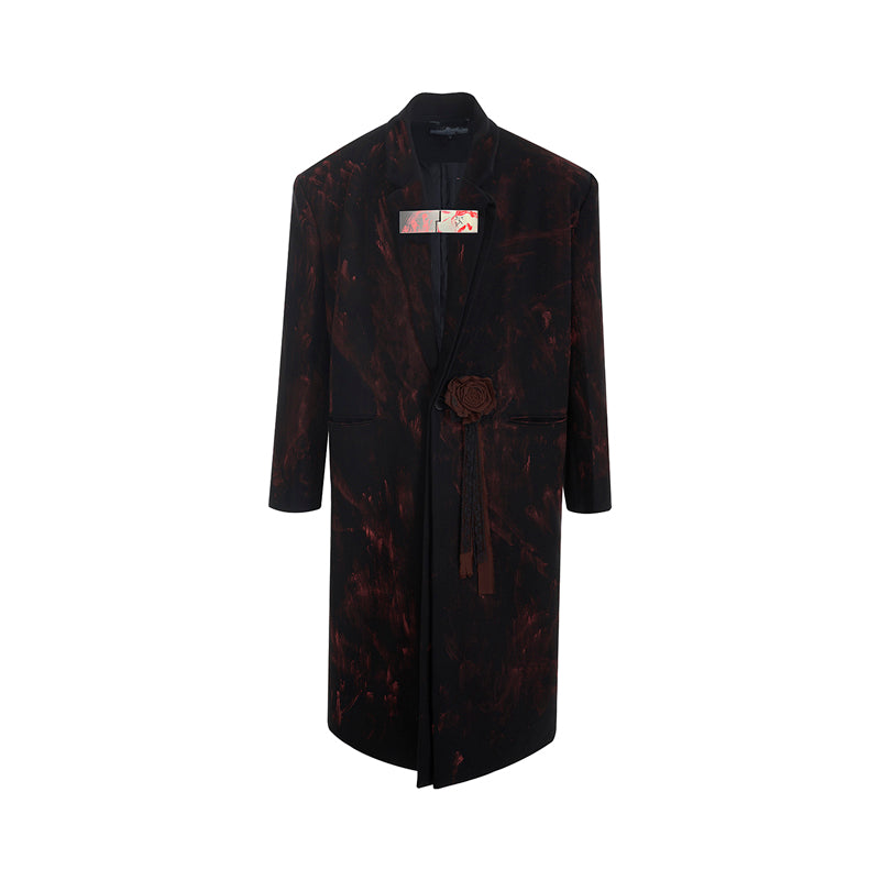 【24s Dec.】Hand Drawn Long Coat ArtsKoreanMan