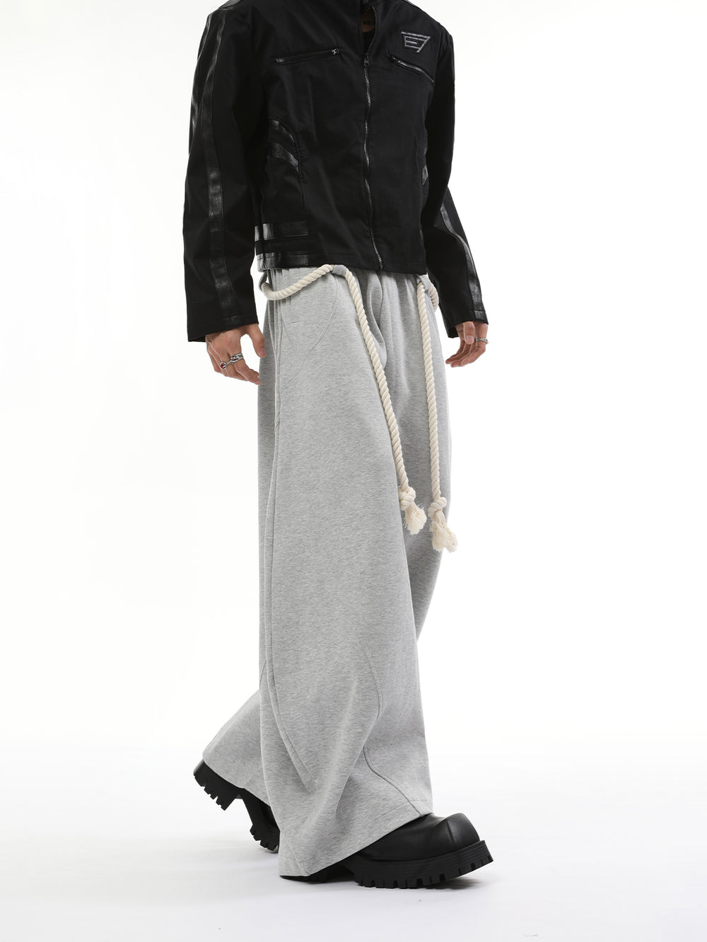 Sweatpants With Rope Vintage Thick Rope Machete Design Sweatpants – ArtsKoreanMan