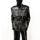 【25s Feb.】Mecha Style Hand Rubbed Leather Jacket