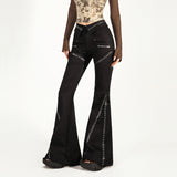 【24s Nov.】Original Spliced Heavy-duty Micro-flare Pants ArtsKoreanMan