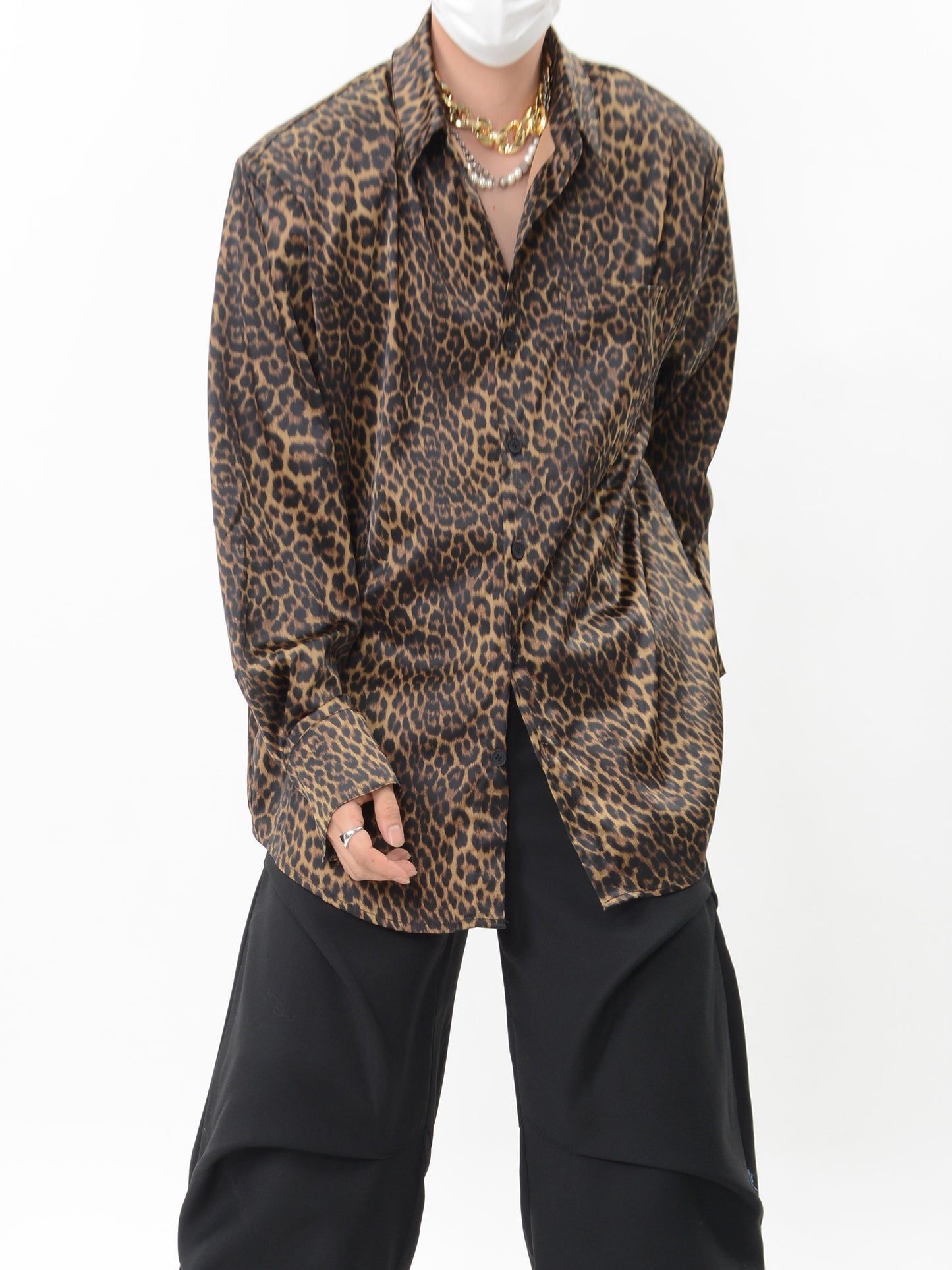 【24s Nov.】Versatile Leopard Print Shirt