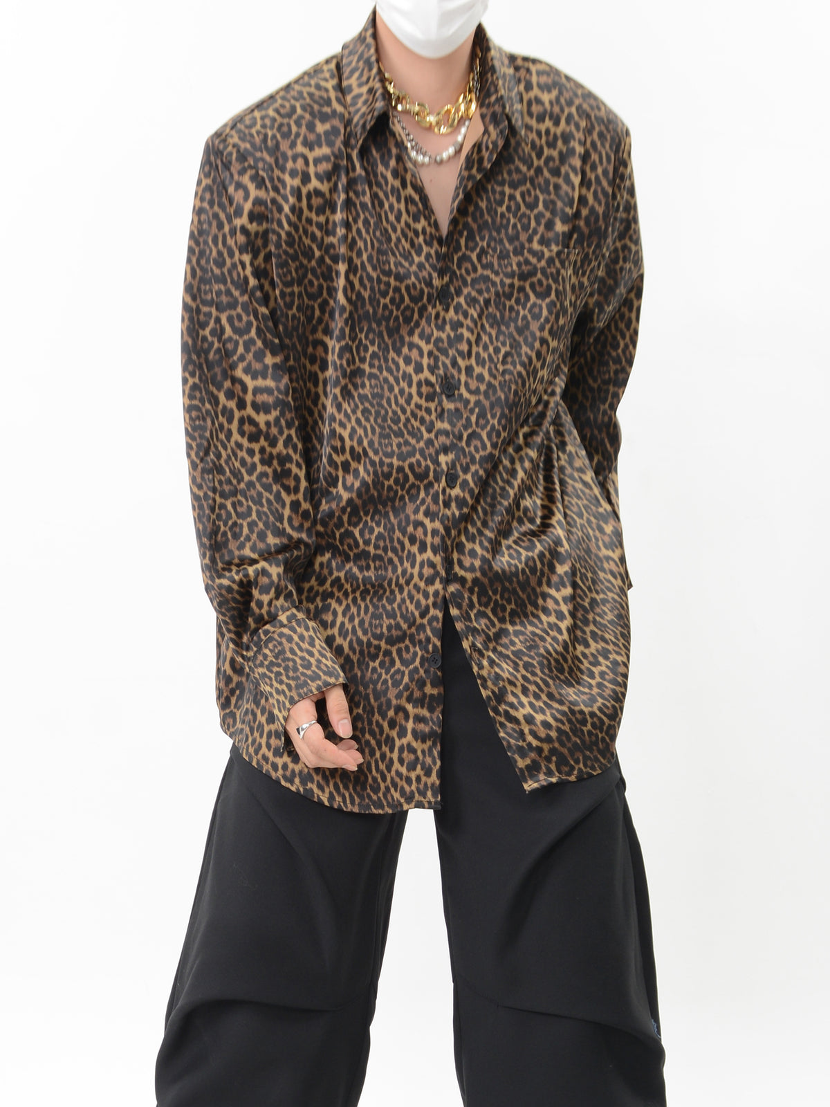 【24s Nov.】Versatile Leopard Print Shirt ArtsKoreanMan