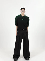 【23s August.】Simple Contrast Color T-Shirt ArtsKoreanMan