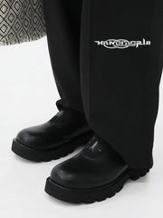 【New】Black Half Platform Shoes ArtsKoreanMan