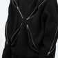 【24s Nov.】Deconstructed Metal Zip-up Hoodie