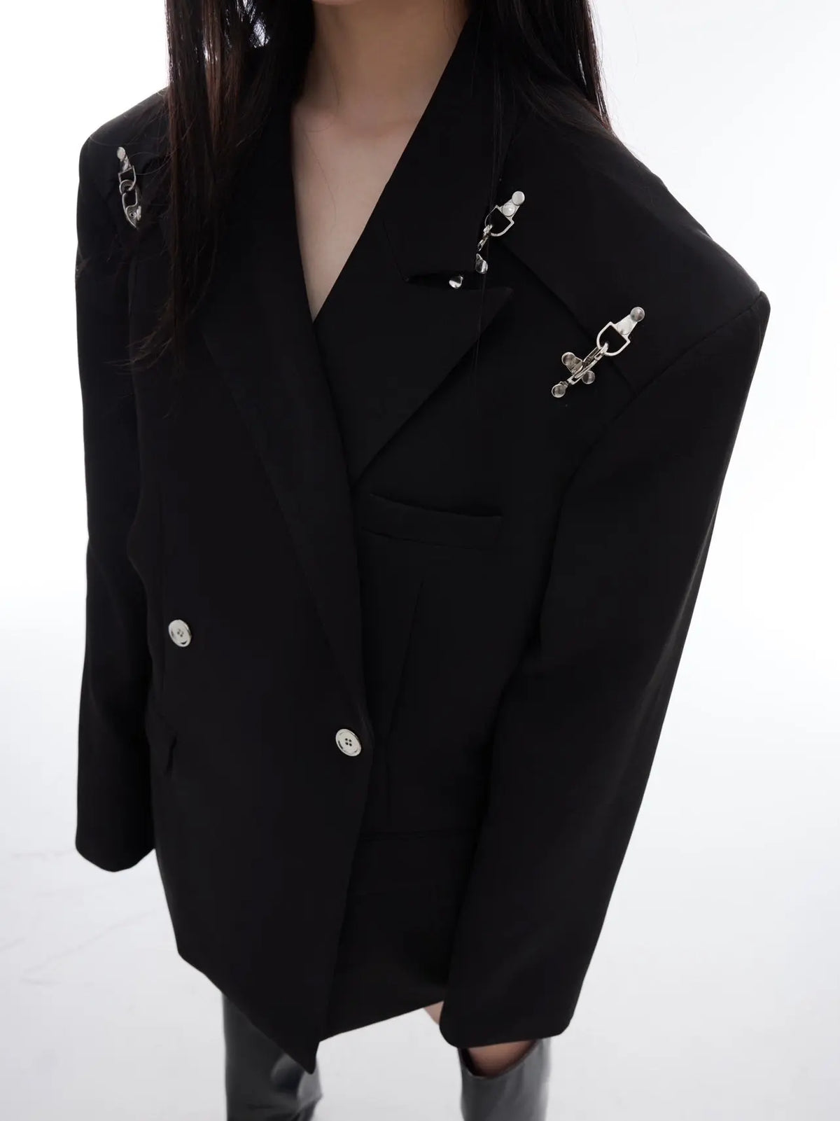 【23s August.】Loose Metal Airplane Buckle Jacket ArtsKoreanMan