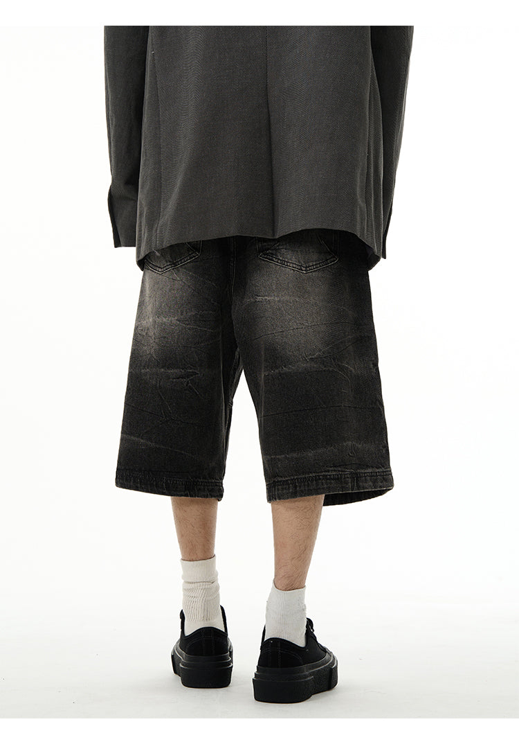 【24s April.】Loose Bf Lazy Style Short Jeans ArtsKoreanMan