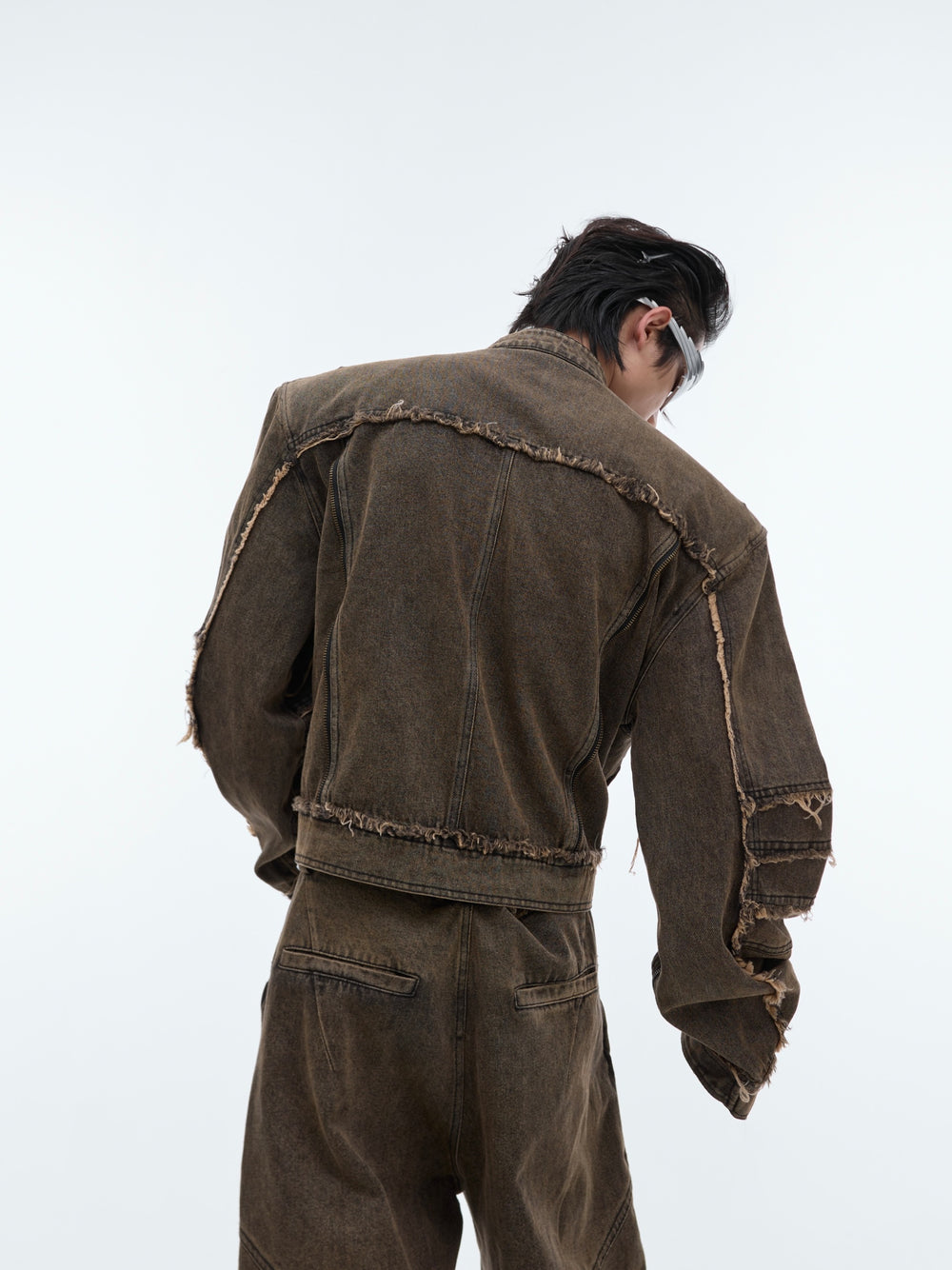 【24s Sep.】Metal Tassel Distressed Washed Denim Suit ArtsKoreanMan