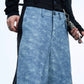 【24s Nov.】Color-Block High-Waisted Denim Pants