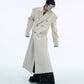 【24s Nov】Heavy Double-breasted Three-dimensional Silhouette Woolen Coat