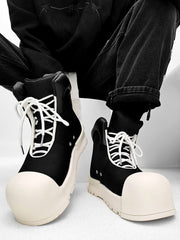 【SLAES】High Street Mickey Big Toe Thick Sole Martin Boots ArtsKoreanMan