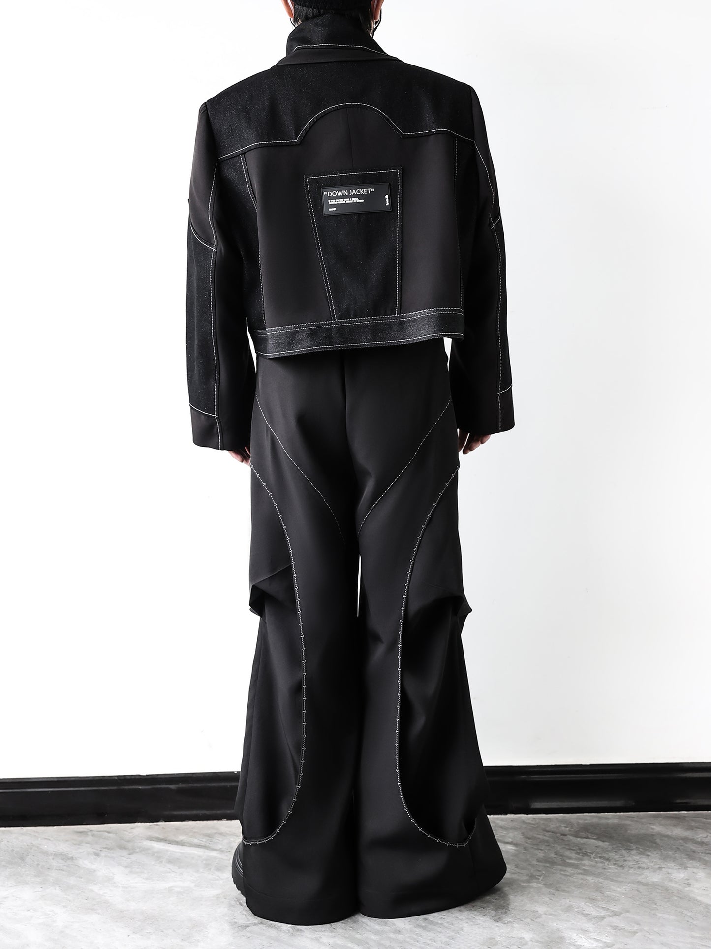 【25s Feb.】High-waisted Draped Premium Suit Trousers