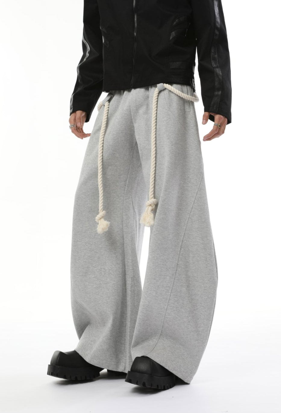 【24s Nov.】Vintage Thick Rope Machete Design Sweatpants ArtsKoreanMan