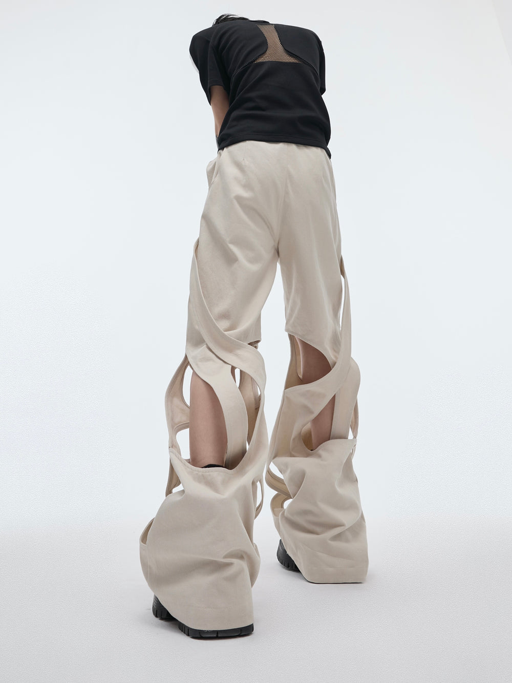 【24s April.】Trend Pioneer Hollow Wrap Casual Pants ArtsKoreanMan
