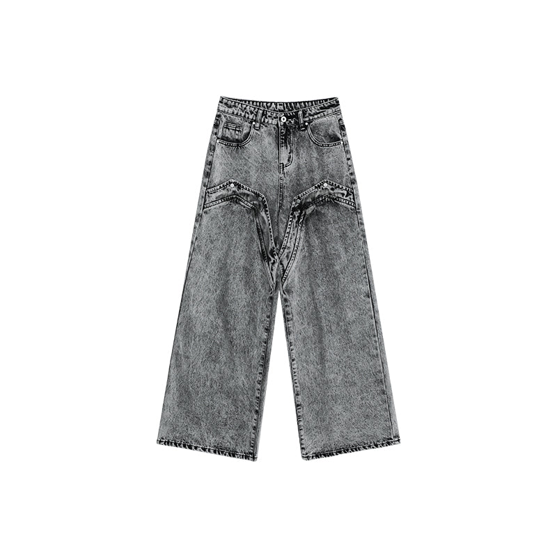 【24s March.】Retro Distressed Simple Denim Suit ArtsKoreanMan