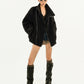 【25s Feb.】Detachable Fur Collar Jacket